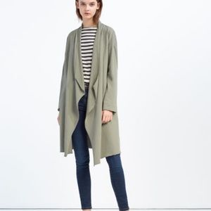 ZARA-  NEW Olive Cardigan Size M